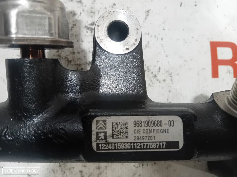 Régua Injetora Motor 2.0 HDI 9681909680-03 Original - 5