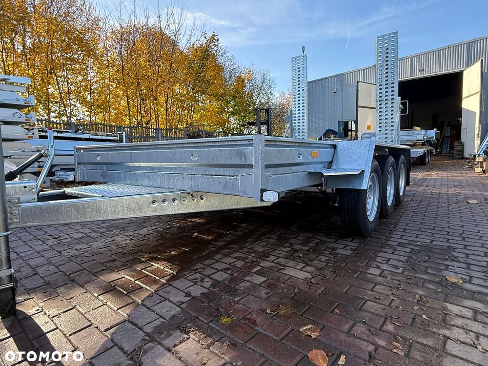 Niewiadów Przyczepa do przewozu sprzętu budowlanego Niewiadów K4035 400x190cm 3500kg 3 osie pod koparke minikoparka walec MOTOMUS Borowa - 6