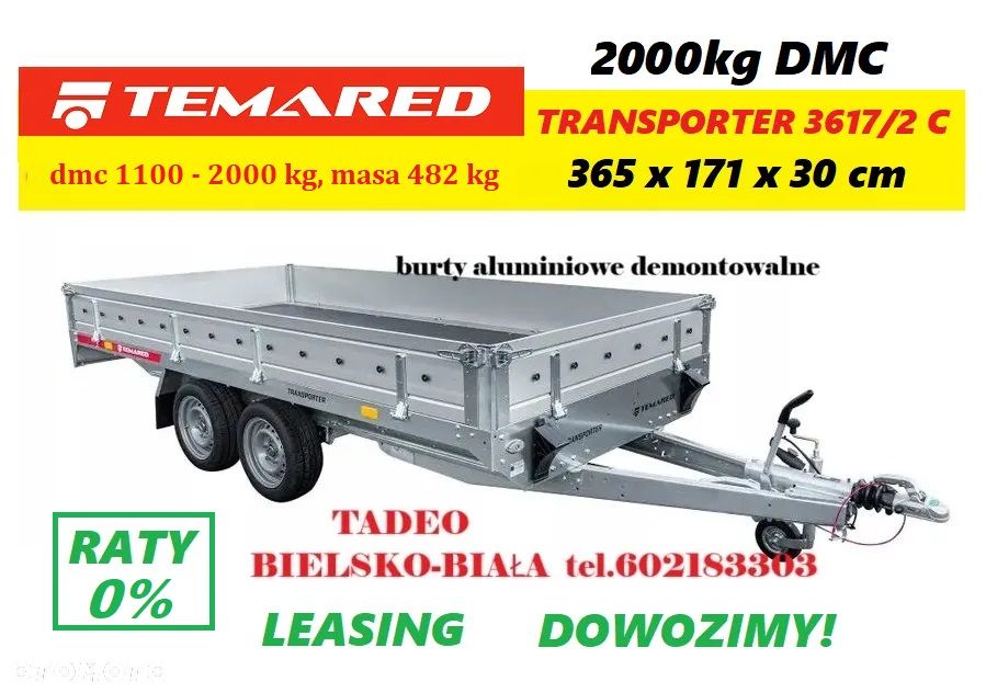 TEMARED TRANSPORTER 3617/2 C 2T 2000 kg