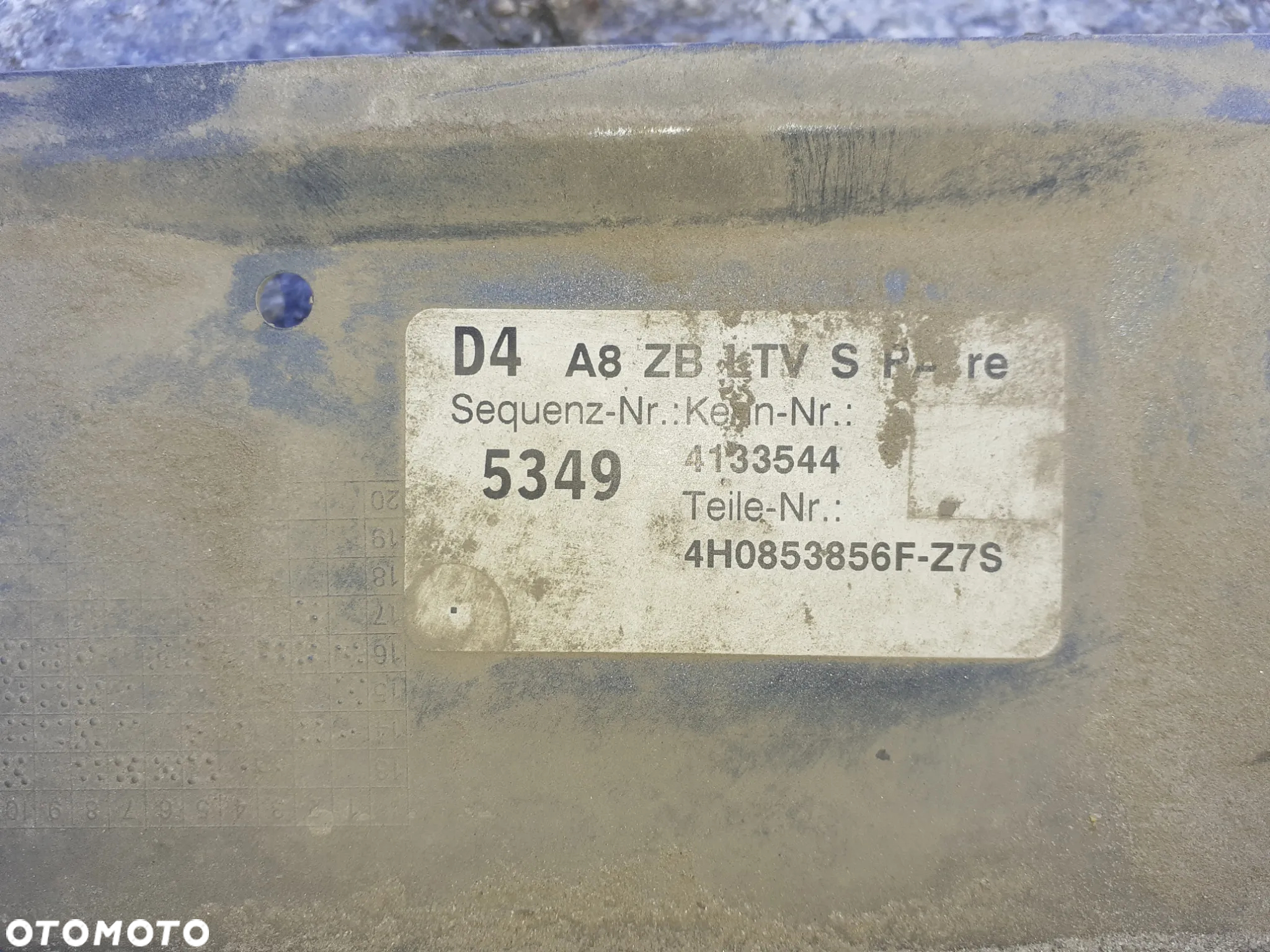 Audi S8 D4 Listwa Progowa Prawa Próg - 5