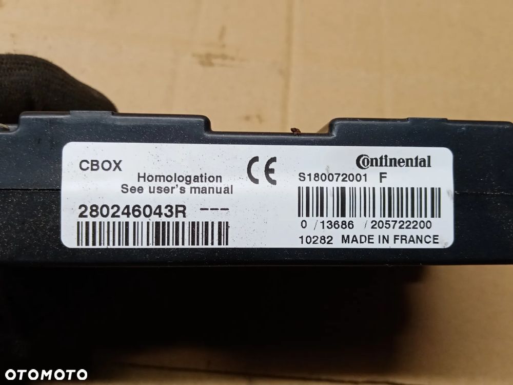 Moduł sterownik nawigacji CBOX Renault Clio III 280246043R - 4