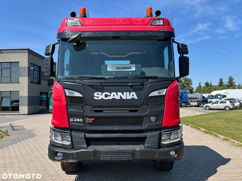 Scania G450 XT 4x4 stały napęd , skrzynia redukcyjna , biegi terenowe , hydraulika do wywrotu, z Niemiec ,opticrusie ze sprzęgłem - 4