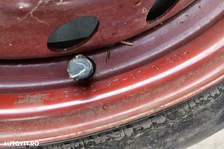 Roata de rezerva slim R13 4.50BX13H 135/80 R13 ET33 4.50BX13H 135/80 - 3