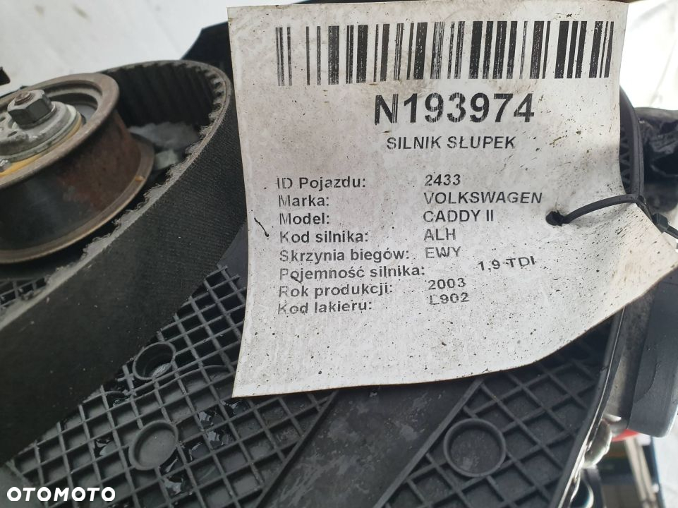 SILNIK SŁUPEK VOLKSWAGEN CADDY II ALH - 2