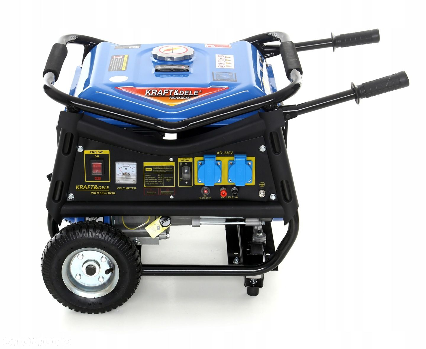 KRAFTDELE AGREGAT PRĄDOTWÓRCZY JEDNOFAZOWY 3000W 7KM 12/230V KÓŁKA KD142 - 7