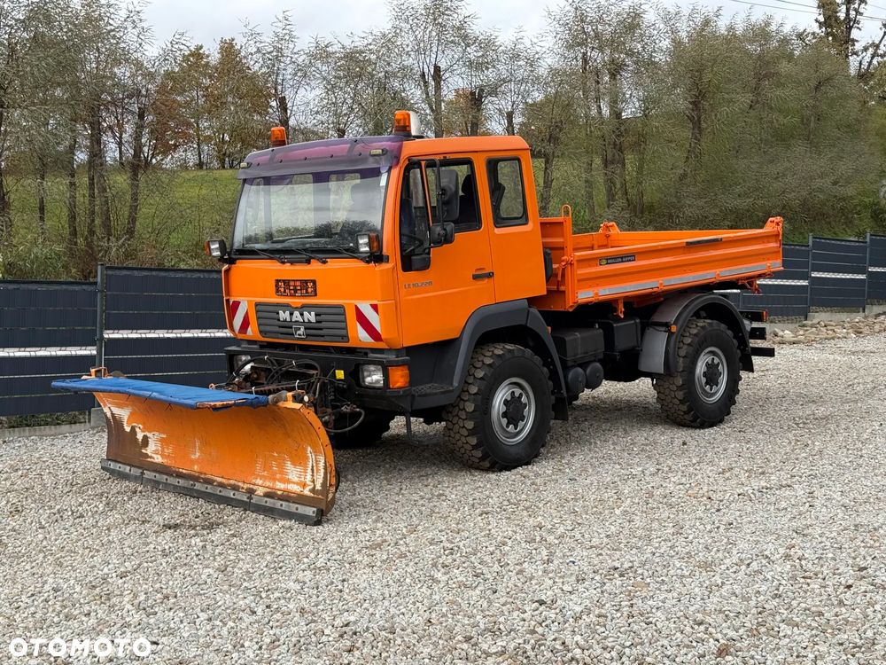 MAN * MAN 10-220 * Kiper Wywrotka Meiller * 4x4 * Zimowe Utrzymanie * Unimog * - 2