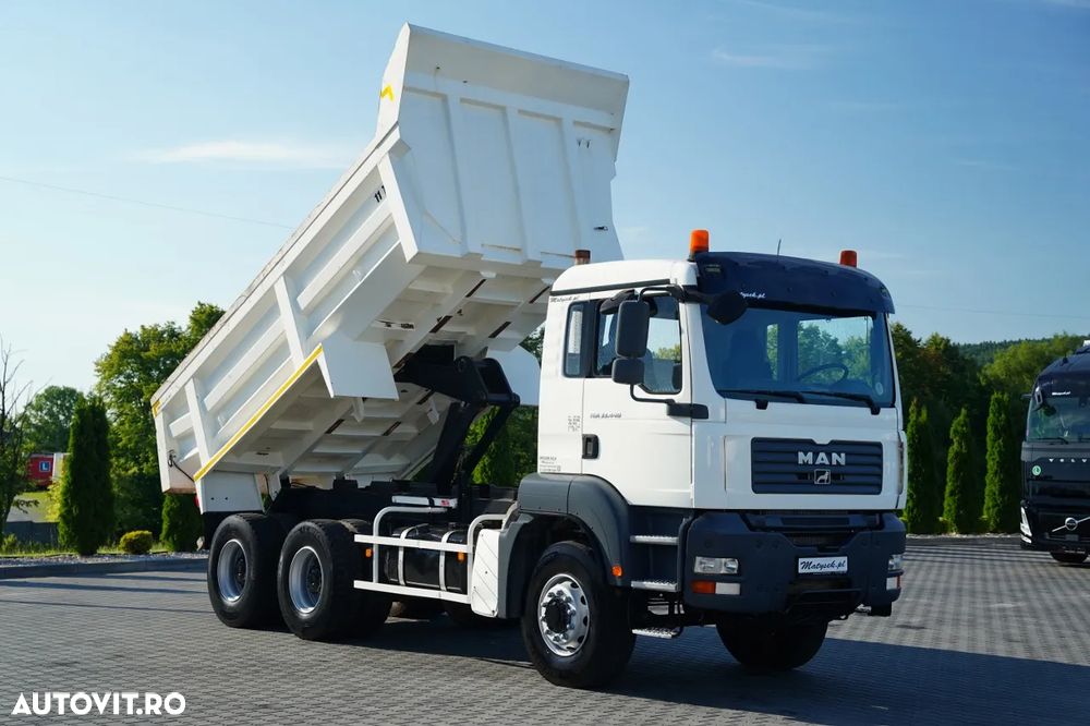 MAN TGA 33.440 / 6x6 / HYDRODRIVE / BASCULATOR SPATE / MANUAL - 7