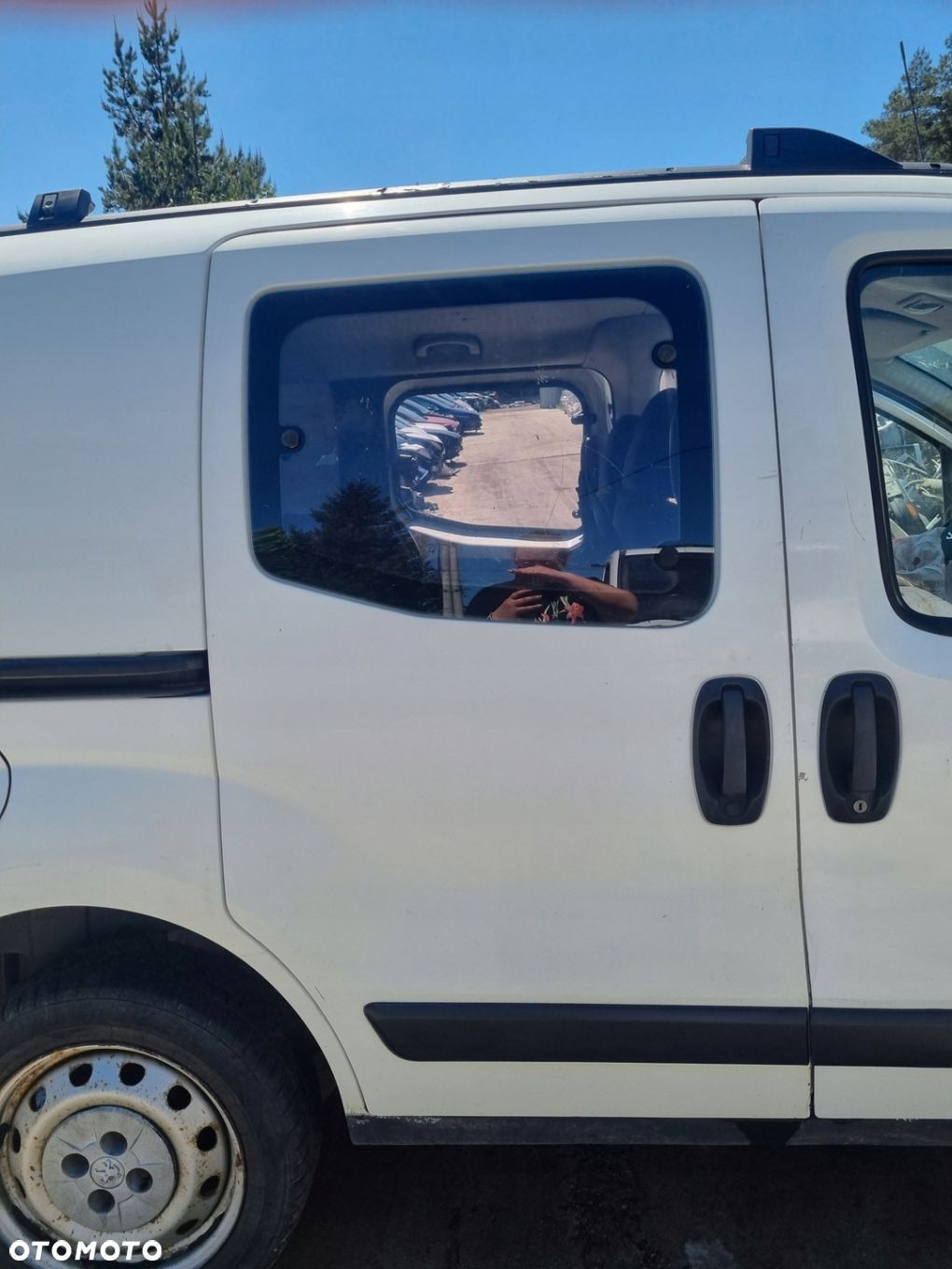 PEUGEOT BIPPER 07-17 2009 r DRZWI PRAWY TYŁ PRAWE TYLNE PRZESUWNE BIAŁE EU * - 1