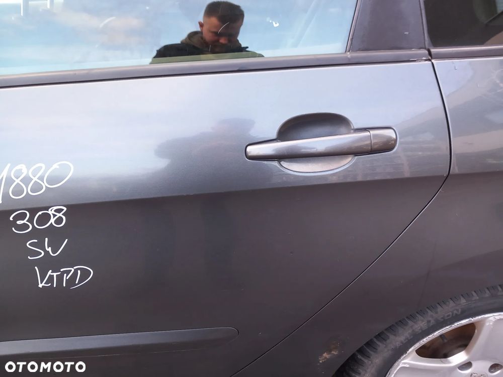 PEUGEOT 308 SW DRZWI LEWE TYLNE LEWY TYŁ KOMBI KOLOR: KTPD - 3