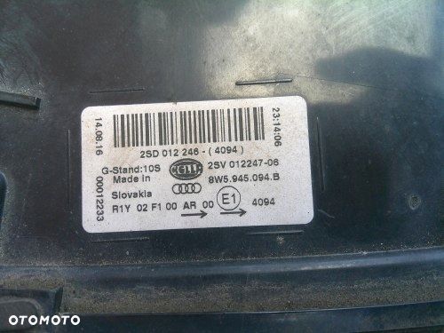 AUDI A4 B9 8W SEDAN 15-19 LED LAMPA TYLNA PRAWA KLAPA ORYGINAŁ 8W5945094B - 4