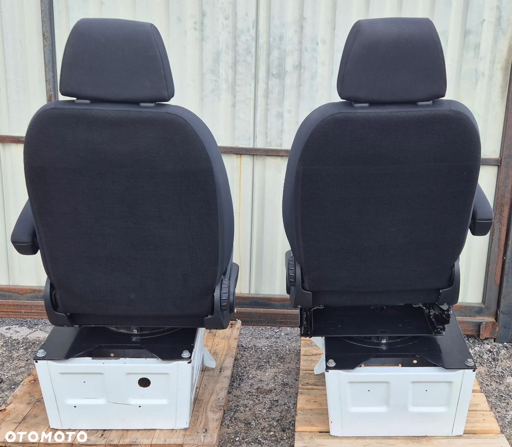 Fotel OBROTOWY Lewy Kierowcy Prawy Pasażera Pojedyńczy + Podstawa Mercedes Sprinter W 906 907 910 Volkswagen Crafter - 4