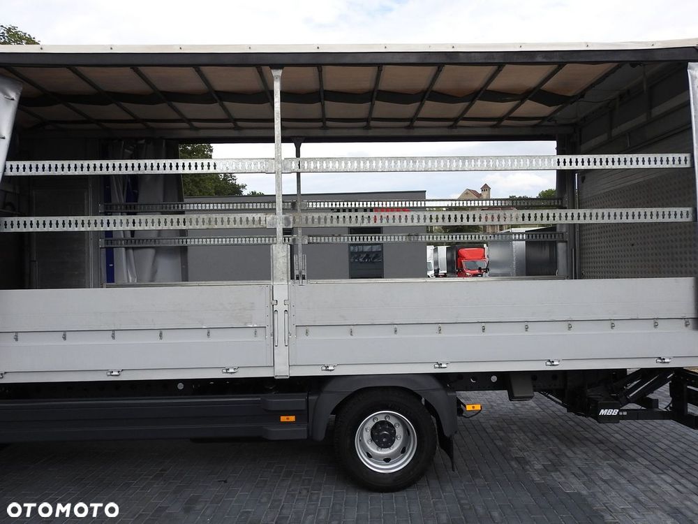 Mercedes-Benz ATEGO 1221 PLANDEKA WINDA 16 PALET WEBASTO KLIMATYZACJA PNEUMATYKA BLIŹNIACZE KOŁA  230KM - 18