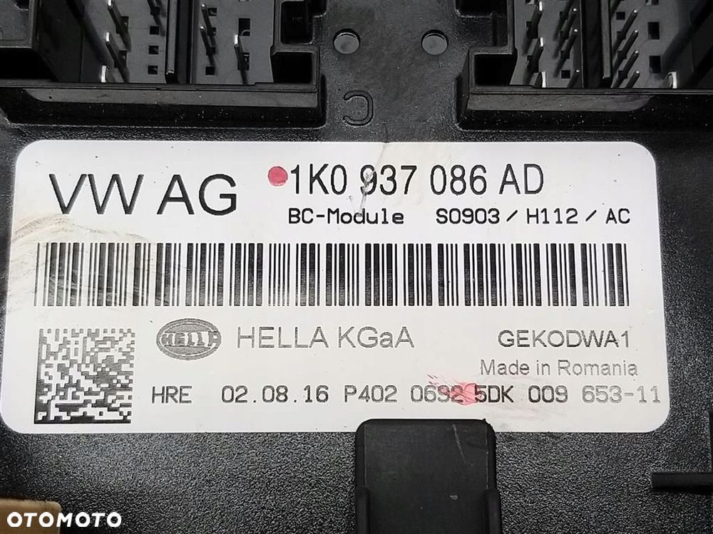 Moduł KOMFORTU sterownik Skoda Yeti - 2