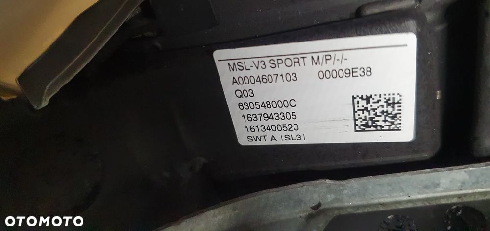 Kierownica multifunkcyjna multifunkcja skórzana skóra łopatki Mercedes E-Klasa W213 - 9