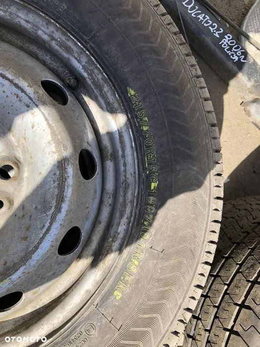 Koło Felga jumper ducato boxer mirage 215/70r15c - 4
