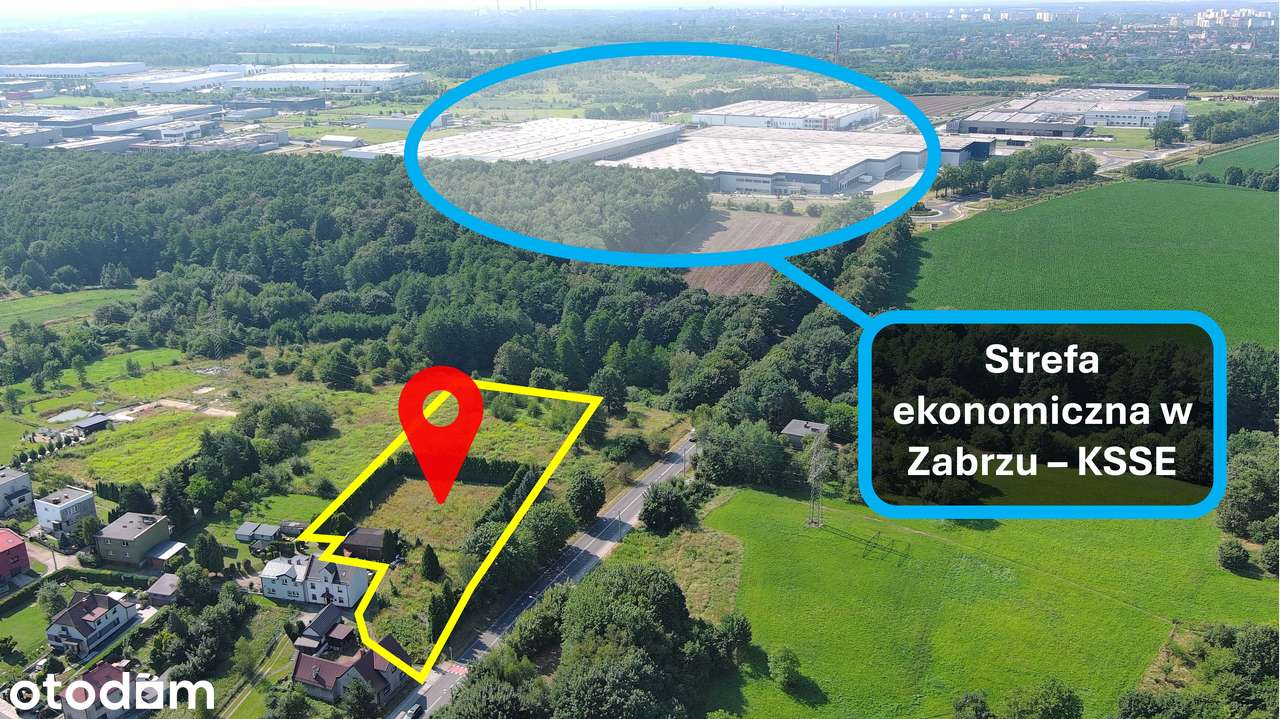 6 899 m² z pozwoleniem na budowę | Zabrze | teren inwestycyjny