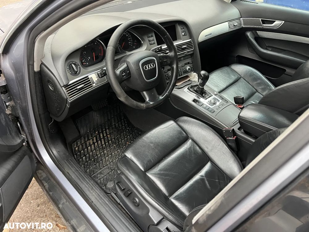 Dezmembrez Audi A6 C6 4F sedan 3.0 TDI BMK 2006 LY7H gri automat - 5