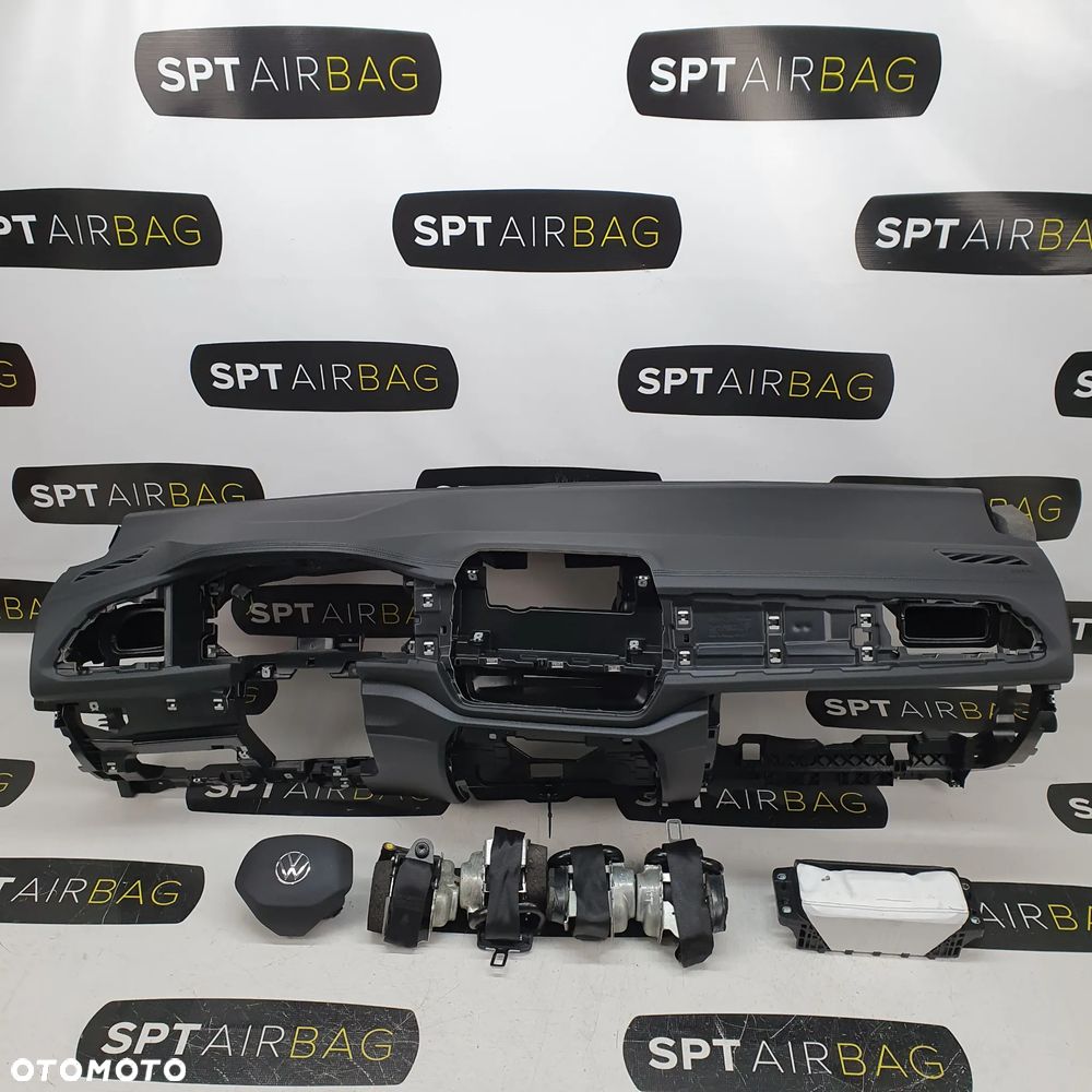 VW T-ROC TROC LIFT DESKA ROZDZIELCZA KONSOLA KOKPIT PULPIT PODUSZKI AIRBAG AIR BAG PASY KIT SET - 2