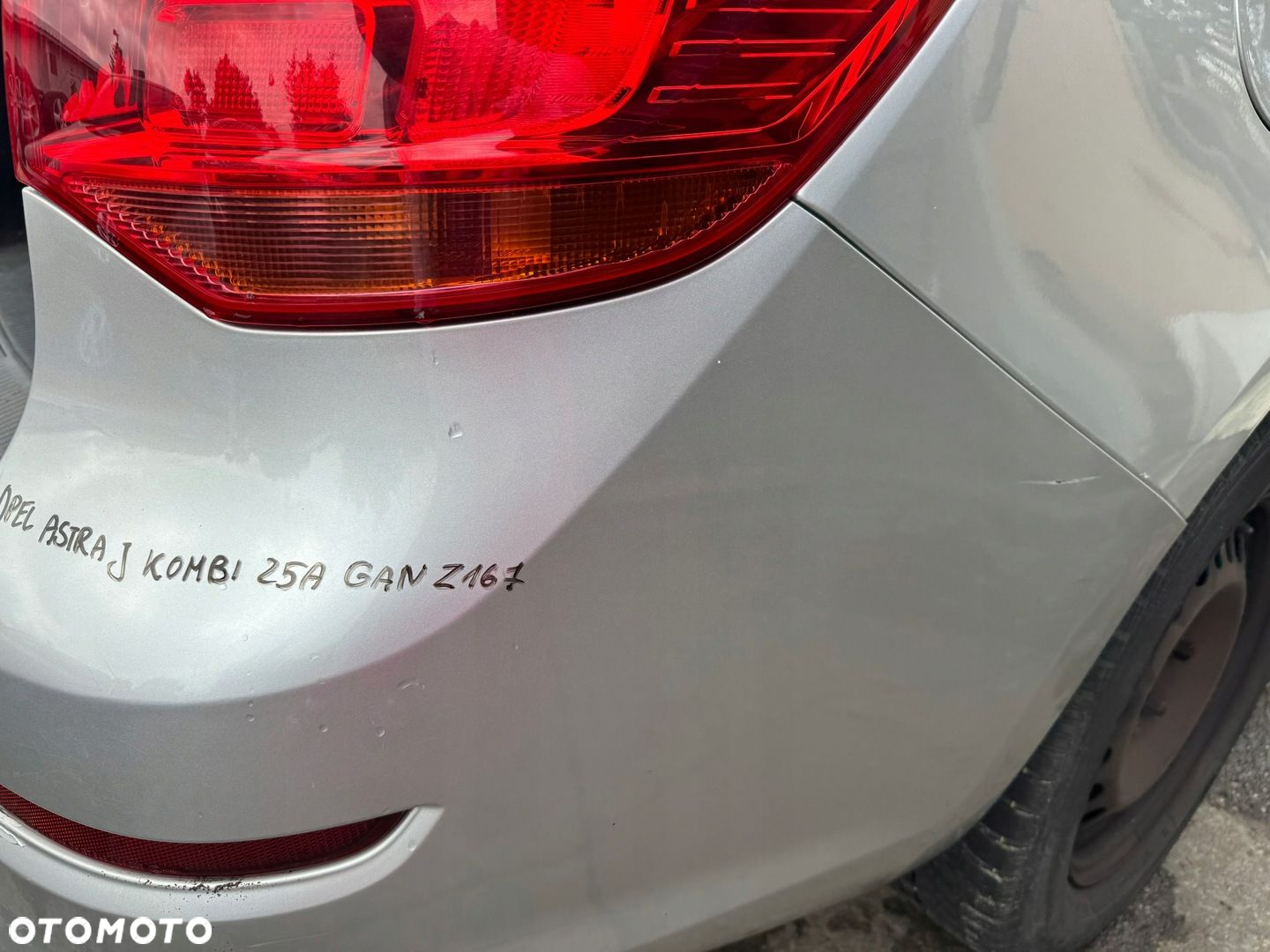 OPEL ASTRA J KOMBI ZDERZAK TYŁ TYLNY GAN Z176 - 13