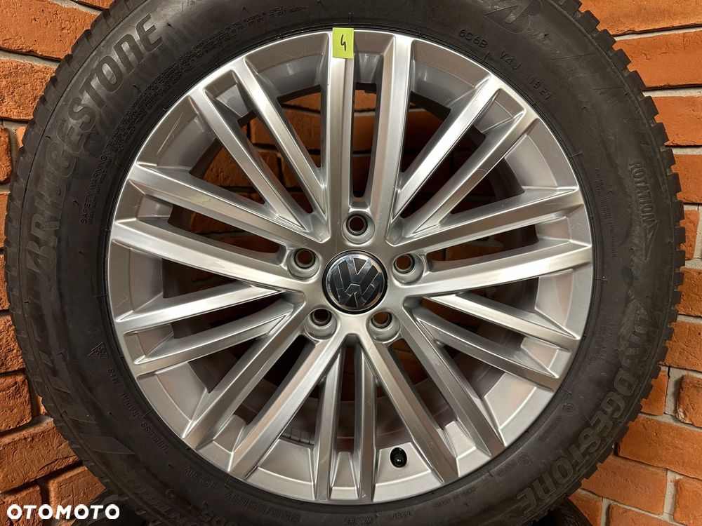 Koła Felgi 17 5x112 Volkswagen Tiguan Wielosezon Opony Jak nowe - 5