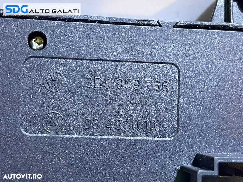 Panou Consola Comutator Buton Butoane Reglaj Scaun Dreapta Pasager  Skoda Octavia 1 2001 - 2011 Cod 3B0959766 - 6