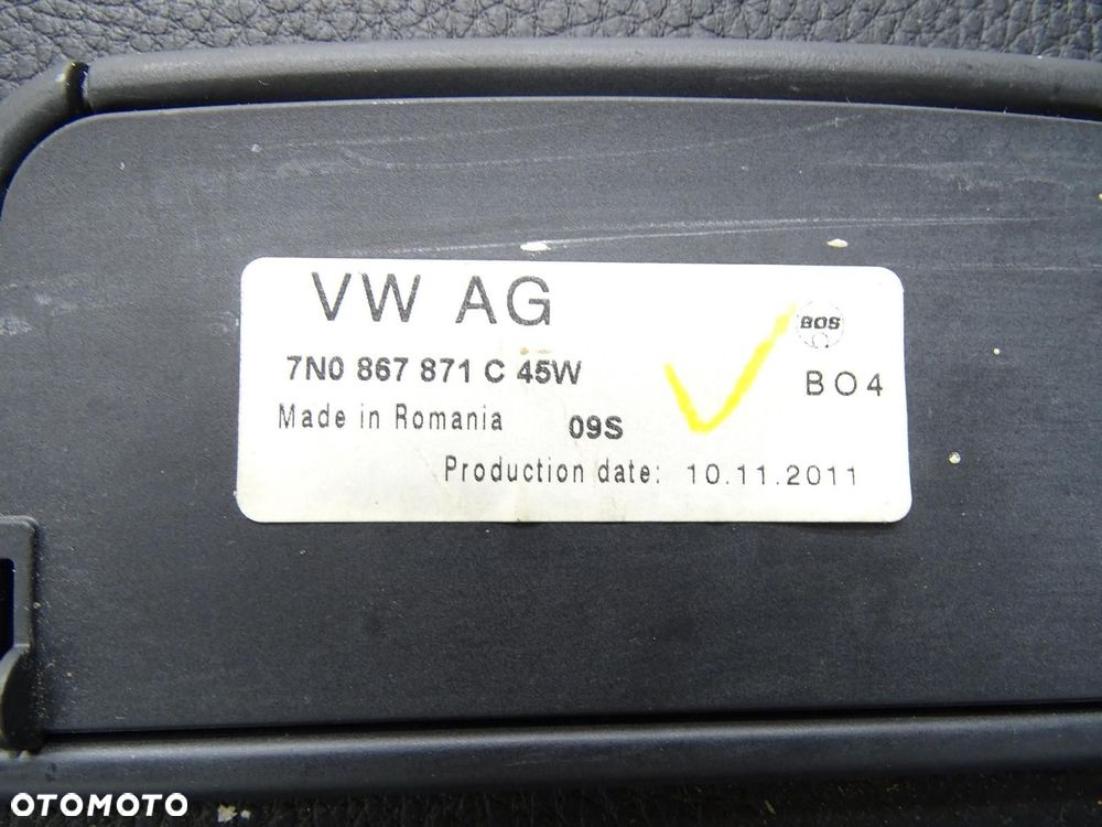 ROLETA BAGAŻNIKA TYŁ TYLNA 7N0867871C SEAT ALHAMBRA 7N SHARAN II - 5