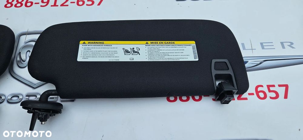 Dodge Durango III LIFT 2021-2025  Osłona przeciwsłoneczna Słonecznik Daszek - 3