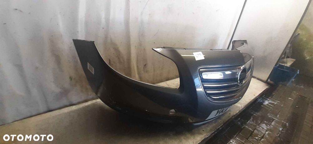 ^ ZDERZAK PRZÓD PRZEDNI OPEL INSIGNIA A I 1 Z177 SZARY GRAFITOWY - 5