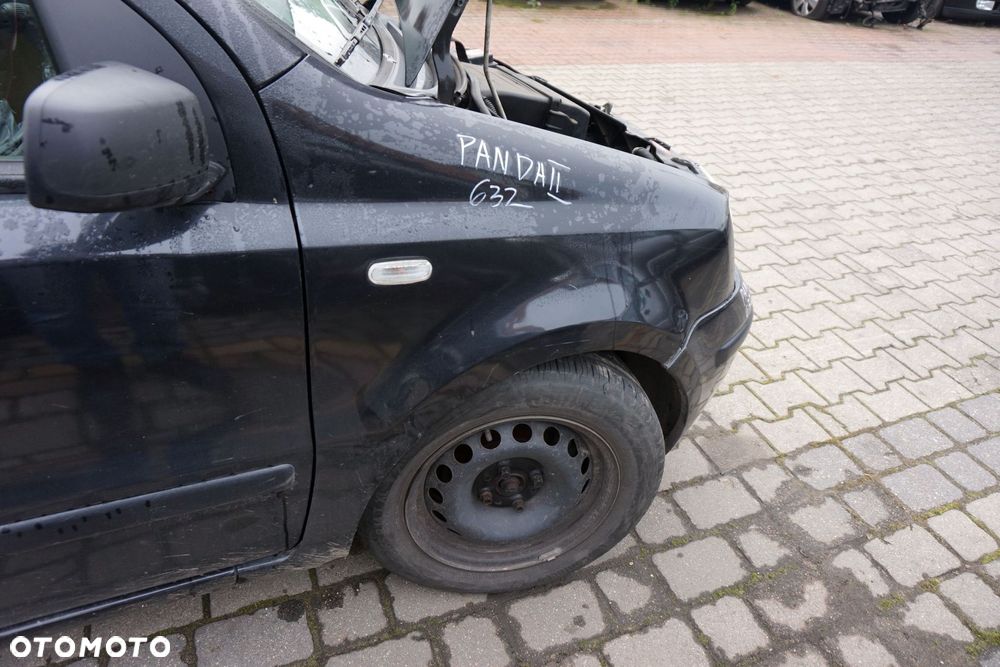 BŁOTNIK PRZEDNI PRAWY PANDA II 632  CZARNY FIAT 2003-2012 - 3