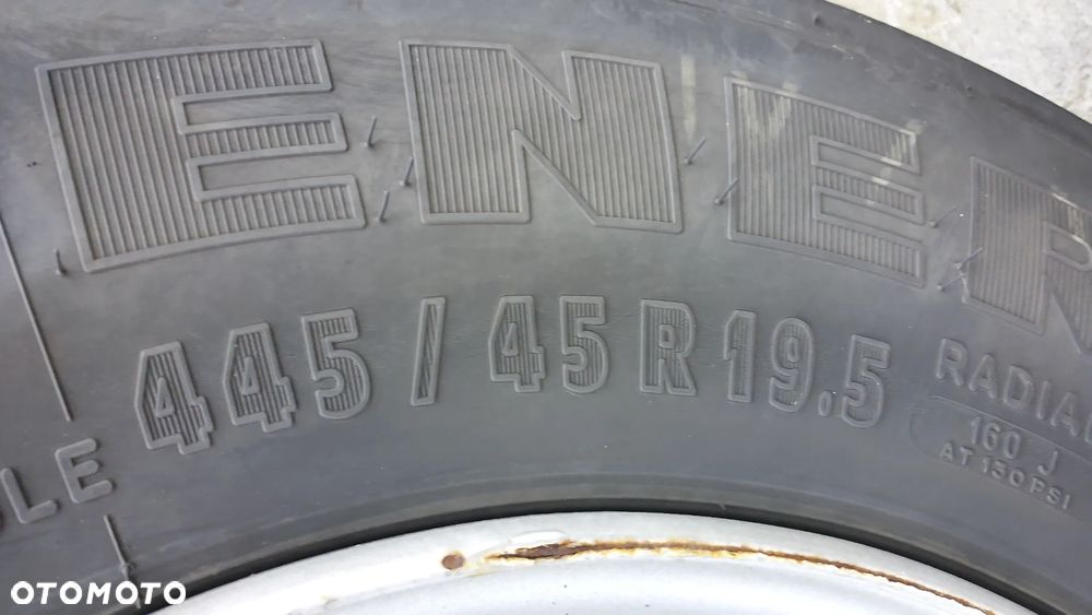Oś BPW Naczepa Przyczepa  Mega Resor Pół resor Felga 19.5 Opony 245/45r19.5 - 21