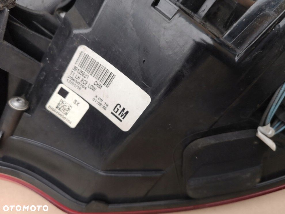 OPEL INSIGNIA B 17- SEDAN LEWA TYLNA LAMPA LED 4 PIN ORYGINAŁ - 5