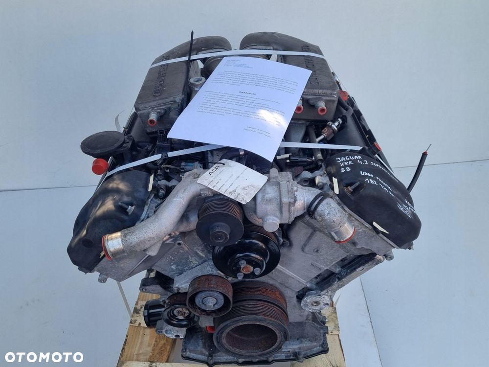 SILNIK Jaguar XKR 4.2 V8 SUPERCHARGED udokumentowane 182tyś AJ34 AJ34-B - 4