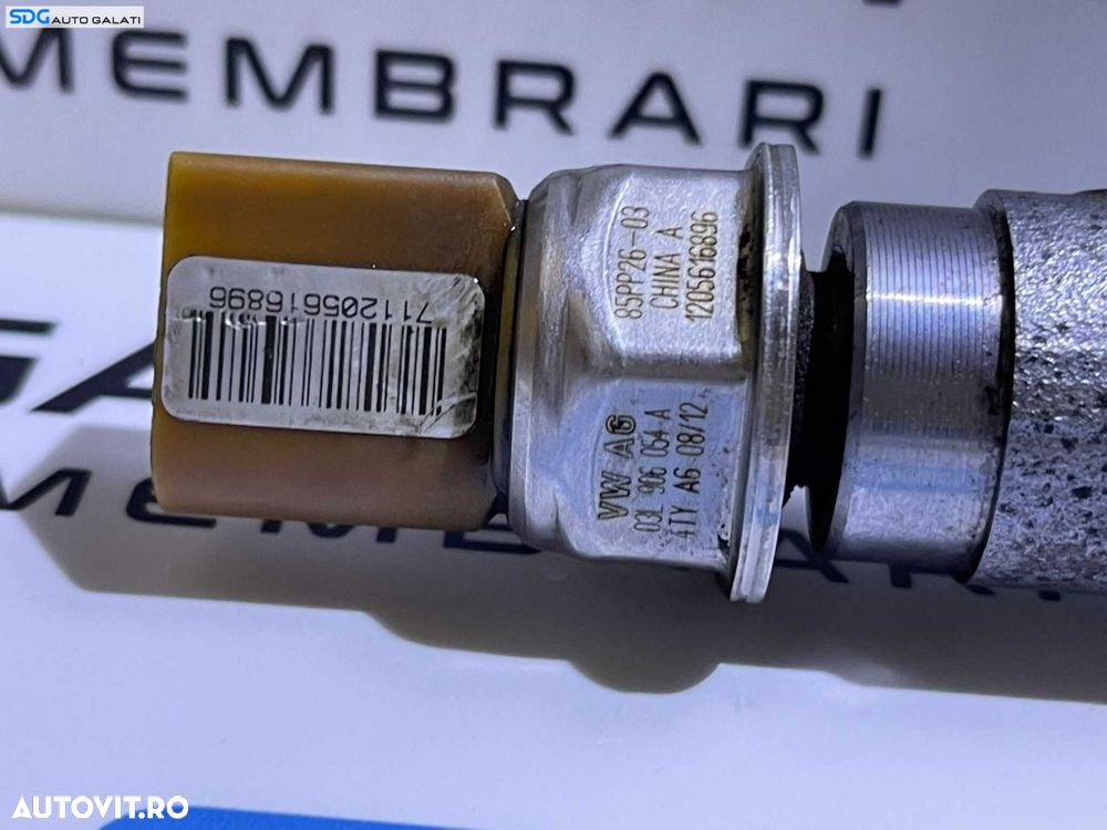 Rampa Presiune Injectoare cu Senzor Senzori Regulator Skoda Rapid 1.6 TDI 2012 - 2022 Cod 03L130089R 03L130764B 03L906054A - 5