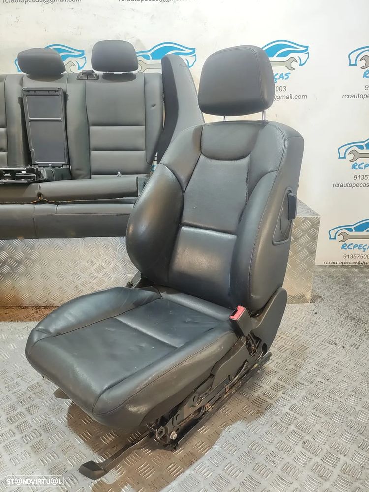 Conjunto Bancos Pele Mercedes Benz Class C W204 Sport AMG Carrinha Elétricos Aquecidos - 5