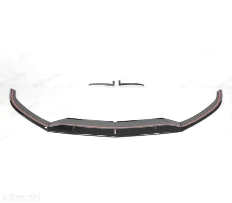 SPOILER LIP FRONTAL MERCEDES W205 SW 19- LOOK C63 PRETO - 2