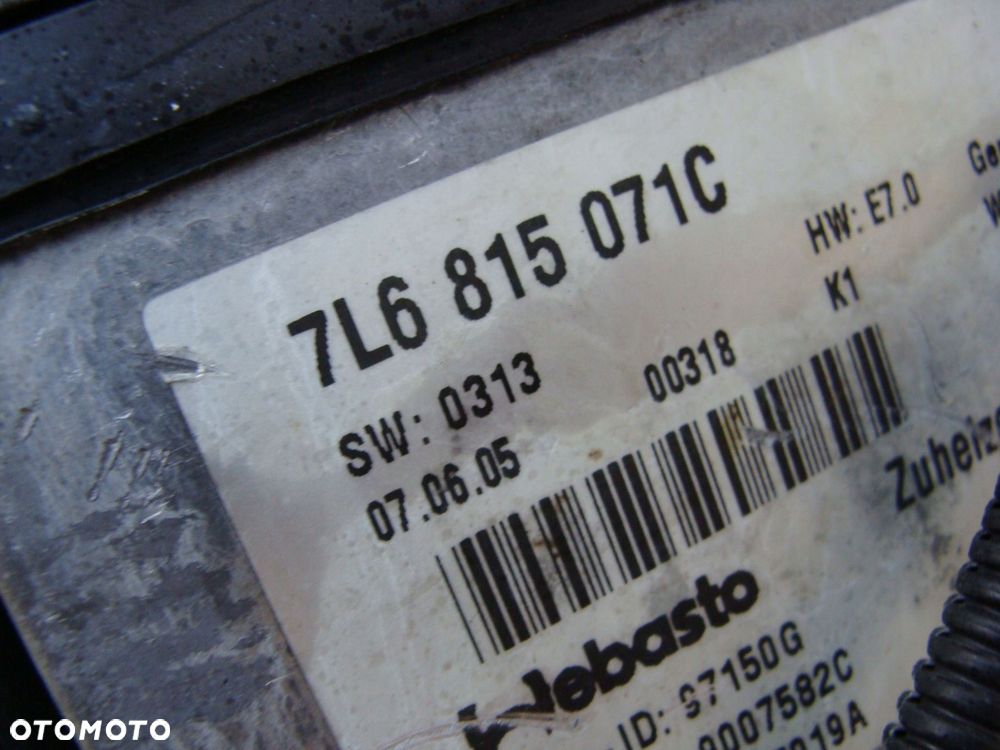 webasto vw touareg 7l6815071c - 3