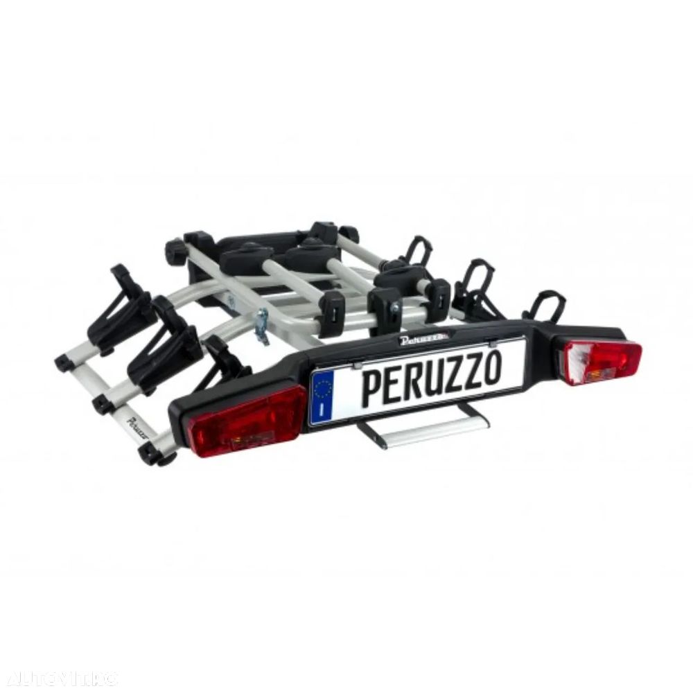 Suport biciclete Peruzzo Zephyr 713/3E cu prindere pe carligul de remorcare - pentru 3 biciclete electrice, Nou_Pret Importator - Emitem Factura si Garantie - 4