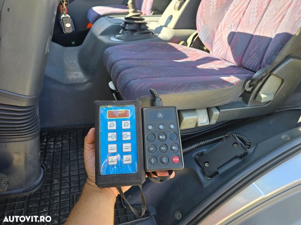 Mercedes-Benz ATEGO 1023 PLATOU HIDRAULIC INOX 6M  + FURCA SI 6 LOCURI - 17