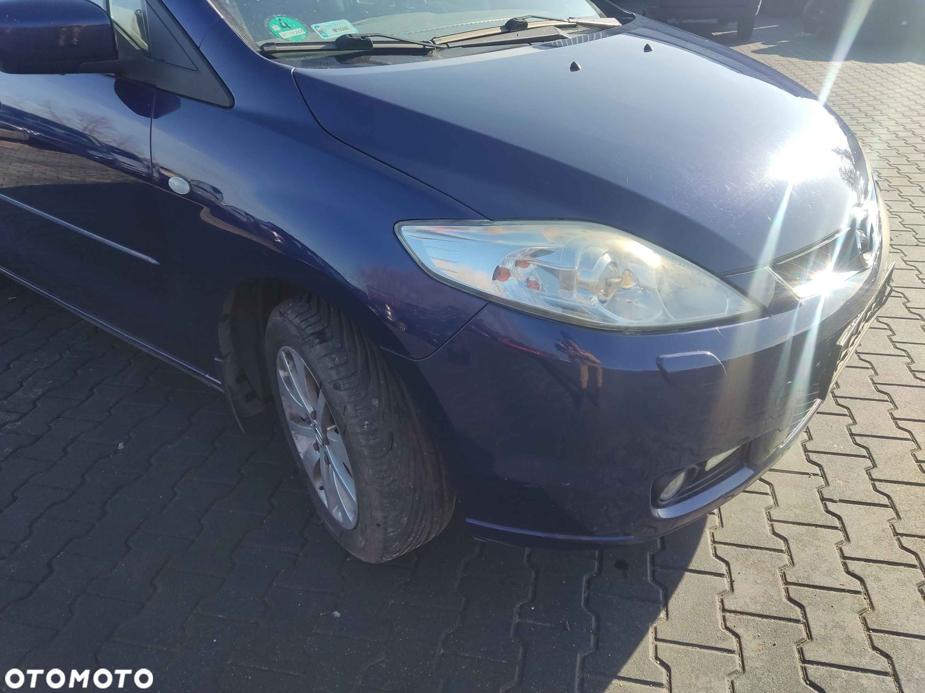 KOMPLETNY PRZÓD MASKA ZDERZAK BŁOTNIK XENON MAZDA 5 I CR 05-07r 25E - 3