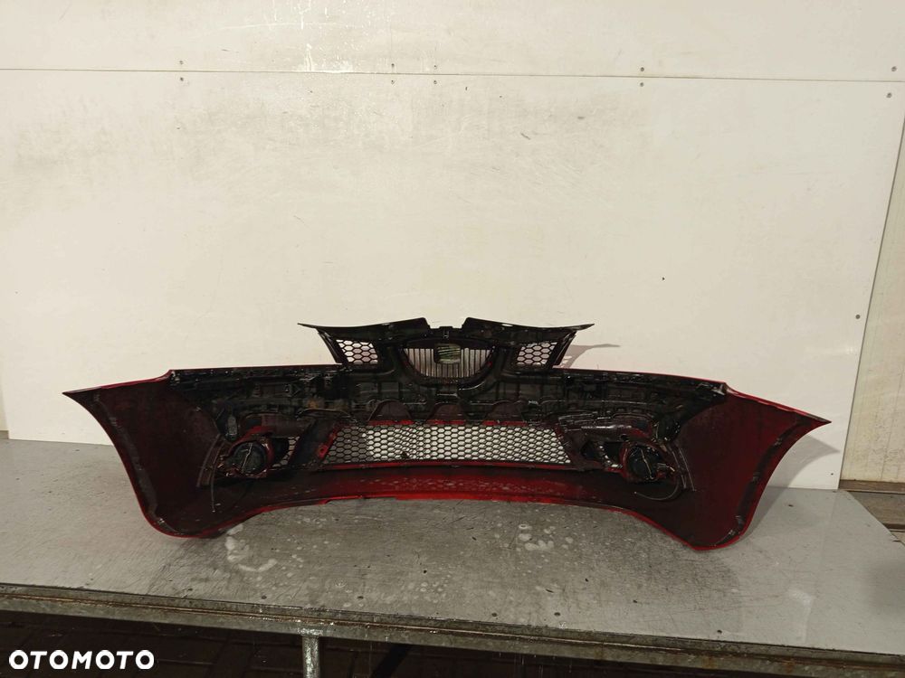 + ZDERZAK PRZÓD PRZEDNI SEAT IBIZA 3 III 6L LIFT FL LS3H CZERWONY HALOGENY - 5