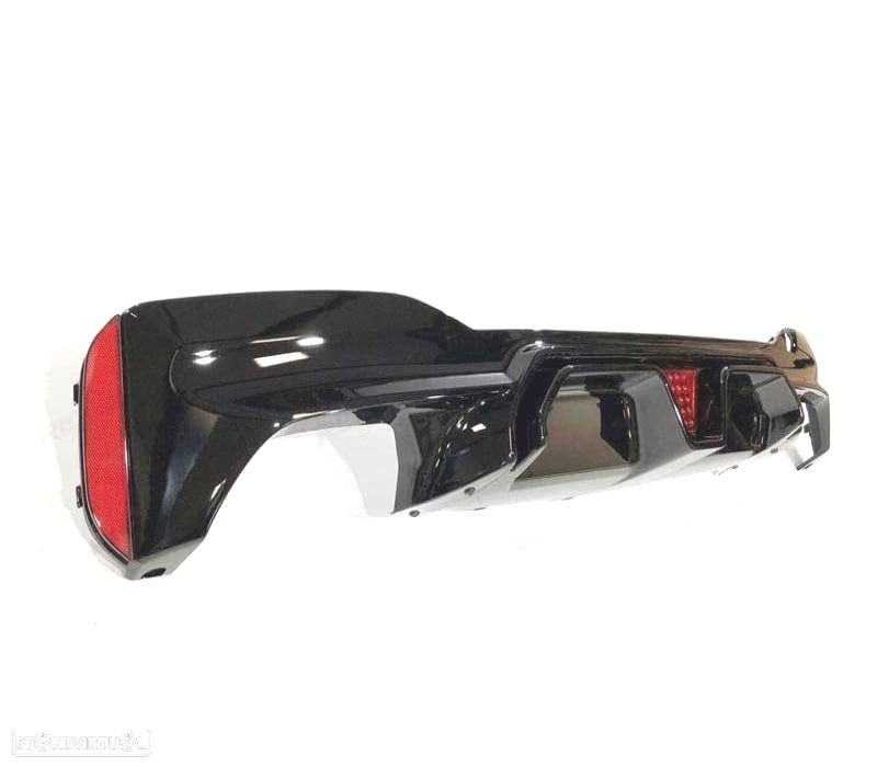 DIFUSOR BMW G30 G31 LOOK M5 CS PRETO BRILHANTE - 3