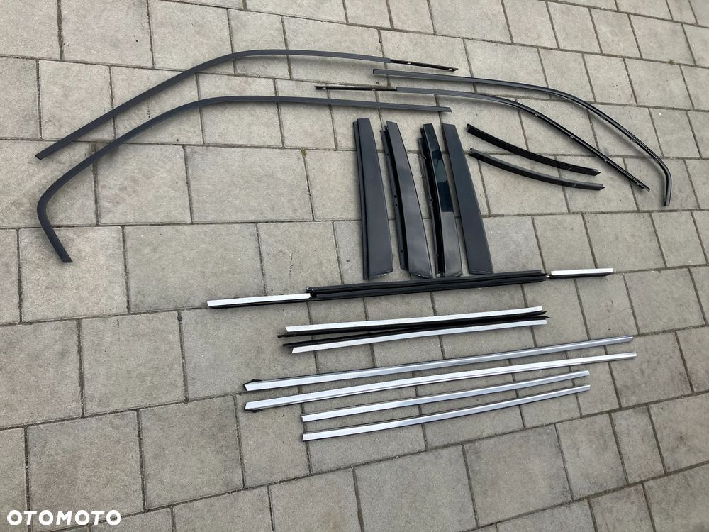 LISTWY BMW E38 LONG HIGHGLOSS POŁYSK RARYTAS ZESTAW - 2