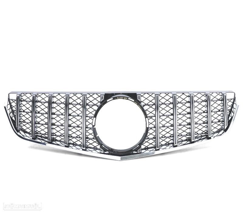 GRELHA FRONTAL MB E C207 A207 09-13 PRETO CROMADO LOOK GTR - 2