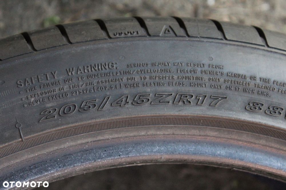 2x 205/45r17 nexen nfera primus su1 88w 23r 7mm - 4