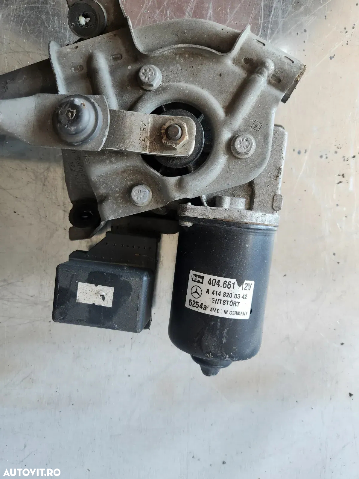 Ansamblu Motoras Stergatoare Stergator Mercedes Vaneo Volan Stanga Europa An 1997-1998-1999-2000-20 - 6