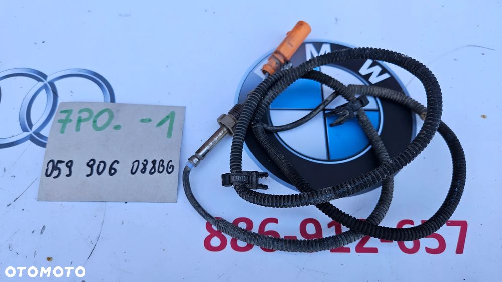 VW Touareg II 7P 2010- 3.0 TDI Sonda Lambda Czujnik temperatury spalin 059906088BG 059906262J 059906088BF 059906088BE - 2