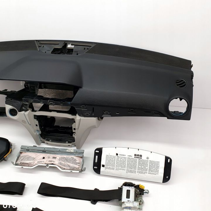 MERCEDES C KLASA W204 LIFT DESKA ROZDZIELCZA KONSOLA KOKPIT PULPIT PODUSZKI AIRBAG AIR BAG PASY KIT SET - 3