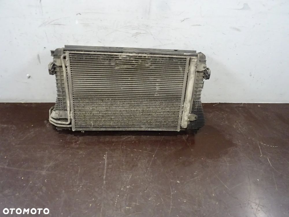 VW GOLF V 1.9TDI CHŁODNICA KLIMATYZACJ WODY INTERCOOLER 1K0620411N - 6