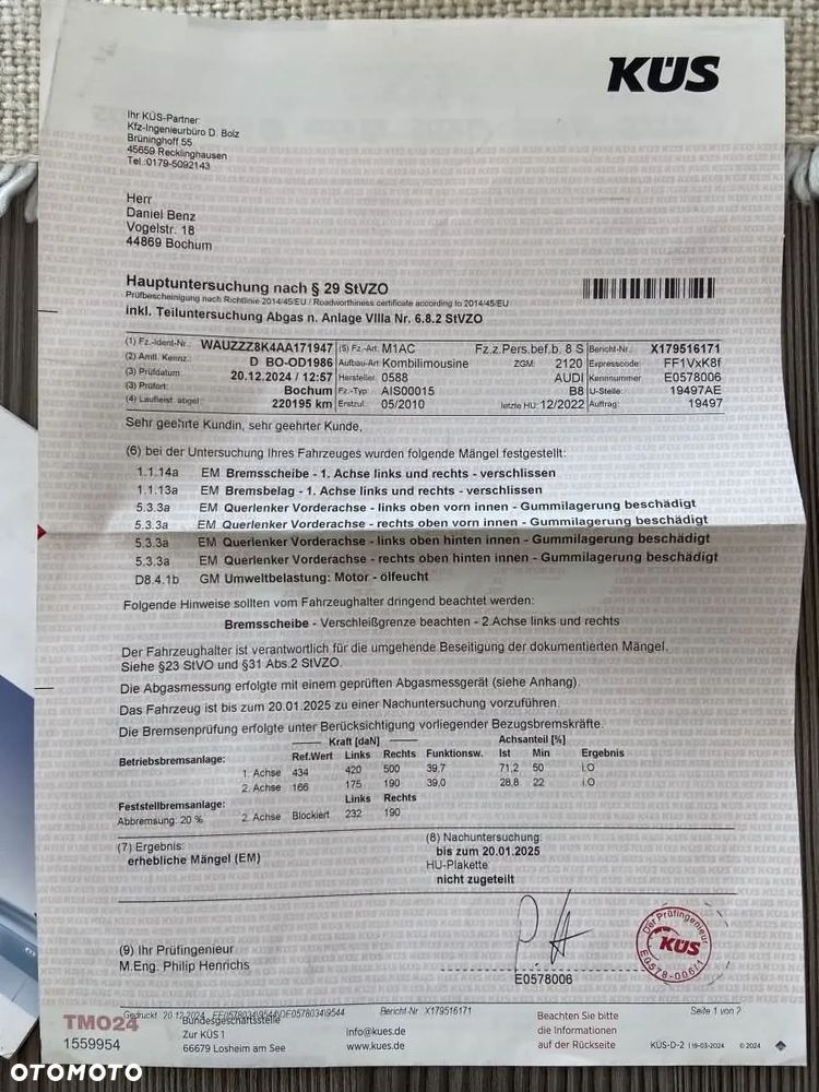 Audi A4 Avant 1.8 TFSI quattro S line Sportpaket (plus) - 39