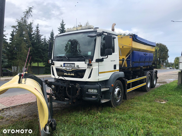 MAN TGM 26.290 piaskarka solarka schmidt 6x4 euro6